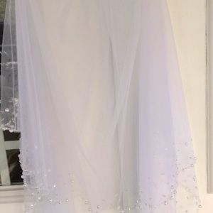 Cream Two Layered Veil